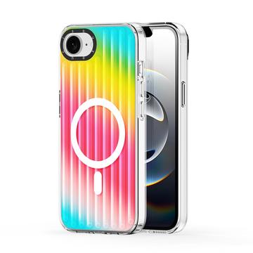 Capa para iPhone 16e Dux Ducis Zest Gradient - Compatível com MagSafe - Arco-íris