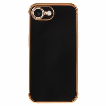 Capa TPU electrodepositada à prova de choque para iPhone 16e - Preto