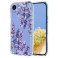 Capa em TPU com padrão floral para iPhone 16e - Wisteria