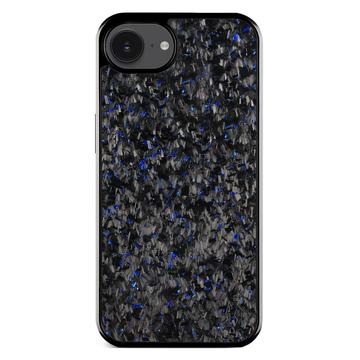 Capa híbrida com textura forjada para iPhone 16e - Azul