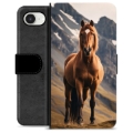 Bolsa tipo Carteira - iPhone 16e - Cavalo