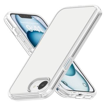 Capa Híbrida Resistente a Riscos para iPhone 16e - Transparente