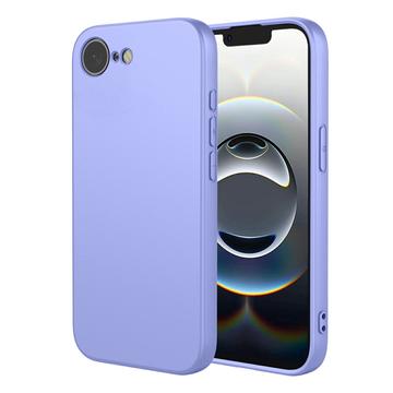 Capa de silicone à prova de choque para iPhone 16e - Roxo
