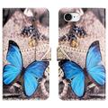 Bolsa Tipo Carteira Style Series para iPhone 16e - Borboleta Azul