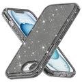 Capa Híbrida Stylish Glitter Series para iPhone 16e - Preto