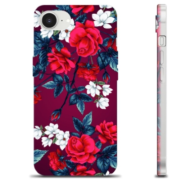Capa de TPU - iPhone 16e - Flores Vintage