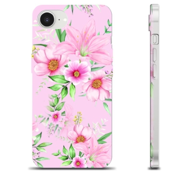 Capa de TPU - iPhone 16e - Flores em Aquarela