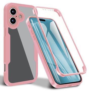 Capa 360 Série de Proteção iPhone 17 - Cor-de-Rosa / Transparente