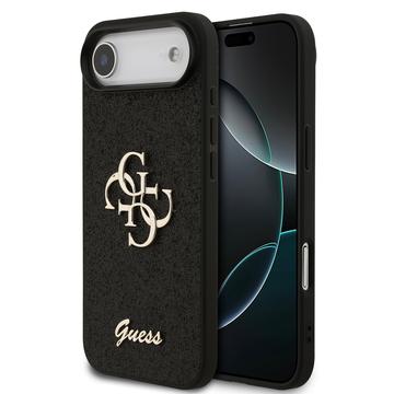 Capa Guess Fixed Glitter 4G Metal Logo para iPhone Air - Preto