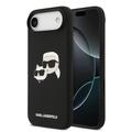 Capa de silicone líquido Karl Lagerfeld Double Heads para iPhone Air