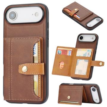 Bolsa com Carteira Retro Style para iPhone Air - Castanho
