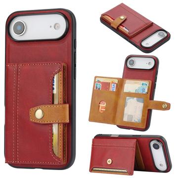 Bolsa com Carteira Retro Style para iPhone Air - Vermelho