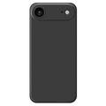 Capa de silicone à prova de choque para iPhone Air - Preto