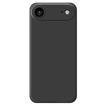 Capa de silicone à prova de choque para iPhone Air - Preto