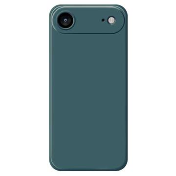 Capa de silicone à prova de choque para iPhone Air - Verde escuro