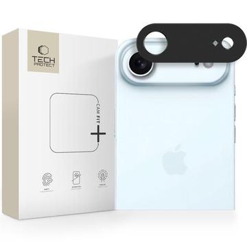 Protetor de câmara em alumínio para iPhone Air Tech-Protect Camalloy Fit+ - Preto