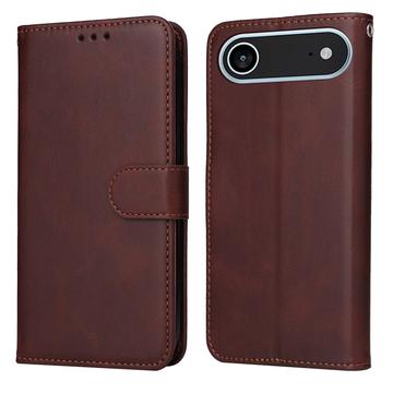 iPhone Air Capa para carteira com suporte - Castanho