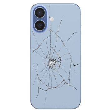 Reparação da capa traseira do iPhone 17 - só vidro - Azul