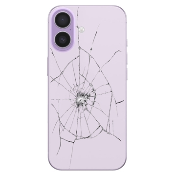 Reparação da capa traseira do iPhone 17 - só vidro - Lavanda