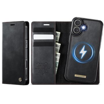Capa para carteira amovível 2 em 1 Caseme C49 para iPhone 17 - Compatível com MagSafe, RFID - Preto