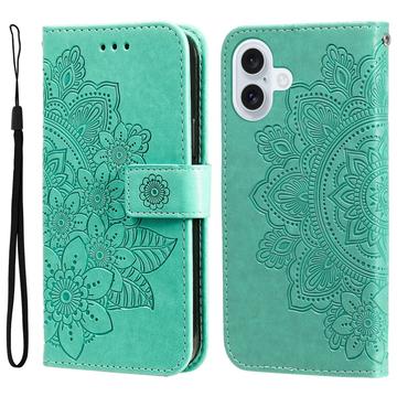 Bolsa tipo Carteira Mandala Series para iPhone 17 - Verde