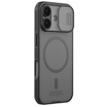 Capa Híbrida Nillkin CamShield Pro Magnetic para iPhone 17 - Preto translúcido