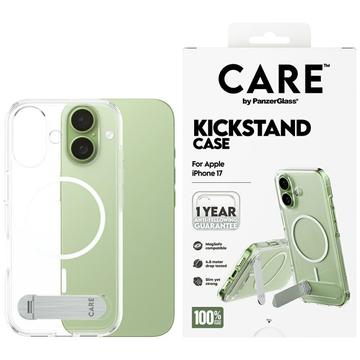 Capa Kickstand PanzerGlass Care para iPhone 17 - Compatível com MagSafe - Transparente