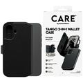 Capa para carteira 2 em 1 PanzerGlass Care Tango para iPhone 17 - Compatível com MagSafe - Preto