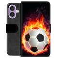 Bolsa tipo Carteira - iPhone 17 - Chama do Futebol