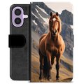 Bolsa tipo Carteira - iPhone 17 - Cavalo