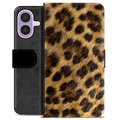 Bolsa tipo Carteira - iPhone 17 - Leopardo