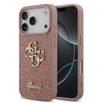 Capa Guess Fixed Glitter 4G Metal Logo para iPhone 17 Pro
