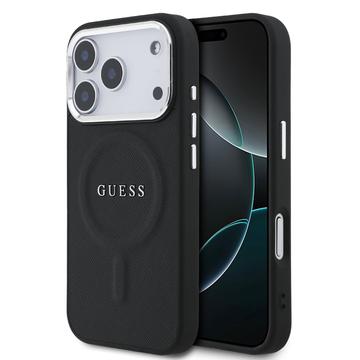Capa Híbrida Guess Saffiano para iPhone 17 Pro - Compatível com MagSafe