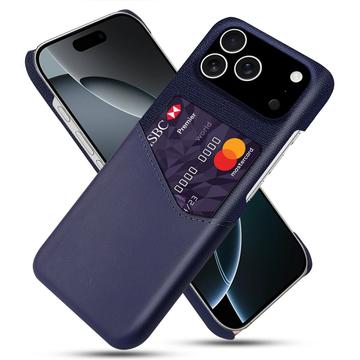 Capa com Porta-Cartões KSQ para iPhone 17 Pro - Azul