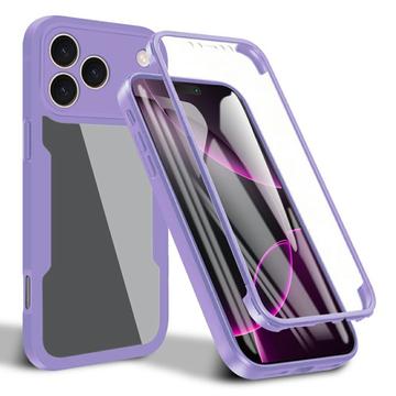 Capa 360 Série de Proteção iPhone 17 Pro Max - Púrpura / Transparente