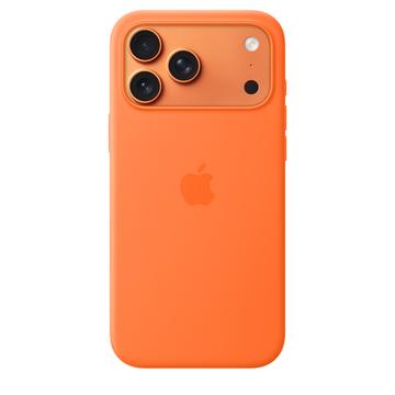 Capa em Silicone com MagSafe para iPhone 17 Pro Max Apple MGFL4ZM/A - Cor-de-Laranja