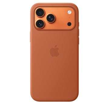 Capa em Silicone com MagSafe para iPhone 17 Pro Max Apple MGFQ4ZM/A - terracota