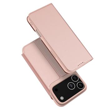 Capa Flip Dux Ducis Skin Pro para iPhone 17 Pro Max - Cor-de-Rosa