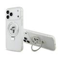 Capa para iPhone 17 Pro Max Karl Lagerfeld Ringstand Karl & Choupette Mag - Branco