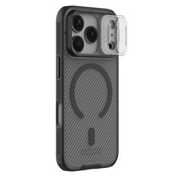 Capa Híbrida Nillkin CamShield Pro Magnetic para iPhone 17 Pro Max - Preto translúcido