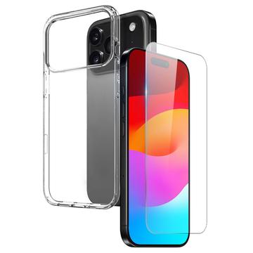 Conjunto de Proteção 2-em-1 Northjo para iPhone 17 Pro Max - Transparente