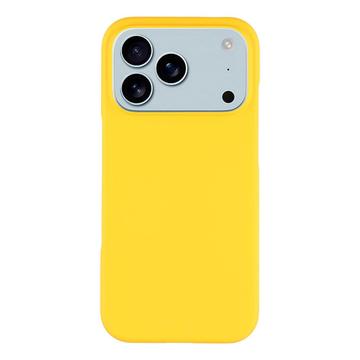 Capa Plastico com Borracha para iPhone 17 Pro Max - Amarelo