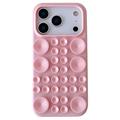 Capa de silicone para iPhone 17 Pro Max com ventosa - Rosa