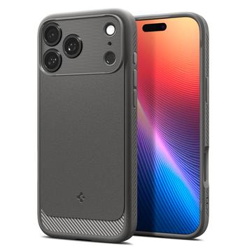 Capa de TPU Spigen Rugged Armor Mag para iPhone 17 Pro Max - Cinzento