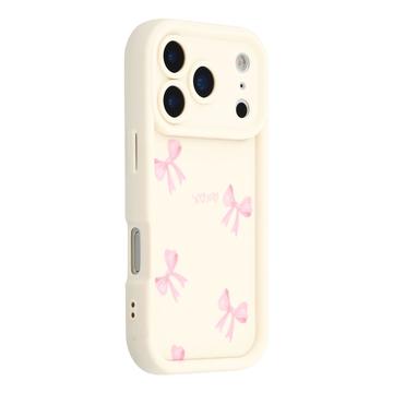Capa TPU elegante à prova de choque para iPhone 17 Pro Max com rebordos elevados