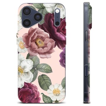 Capa de TPU - iPhone 17 Pro Max - Flores Românticas