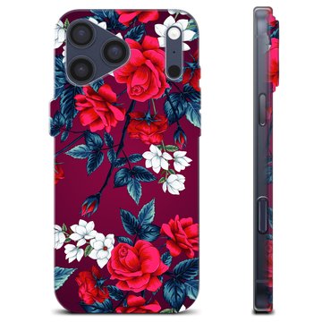 Capa de TPU - iPhone 17 Pro Max - Flores Vintage