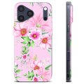 Capa de TPU - iPhone 17 Pro Max - Flores em Aquarela