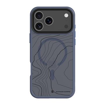 Capa híbrida para iPhone 17 Pro Max Tactical MagForce Hyperstealth Sika - Compatível com MagSafe - Azul profundo
