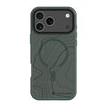 Capa híbrida para iPhone 17 Pro Max Tactical MagForce Hyperstealth Sika - Compatível com MagSafe - Verde floresta